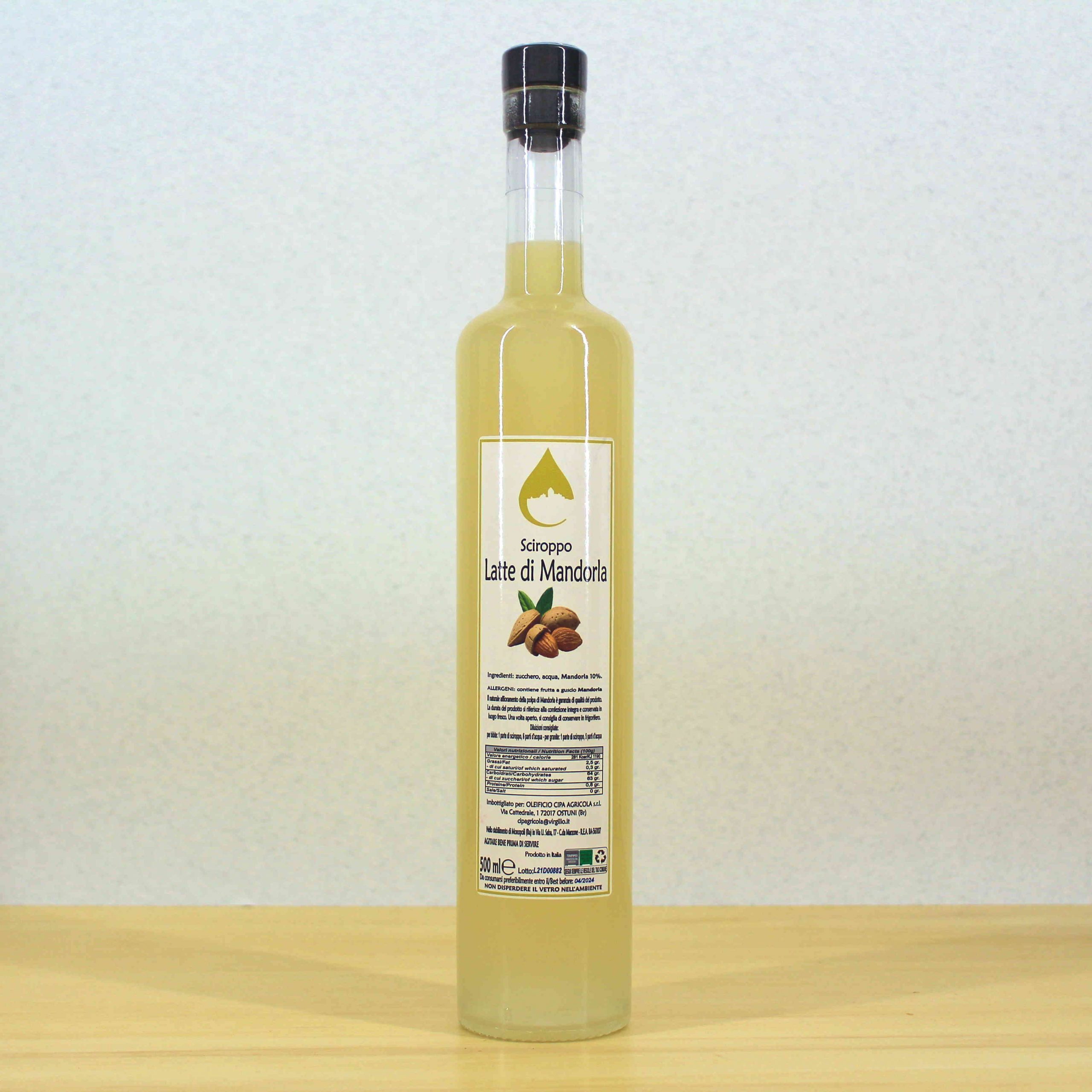 Sciroppo di Latte di Mandorla 500 ml - 1 bottiglia - Cipa Agricola - Acquista online