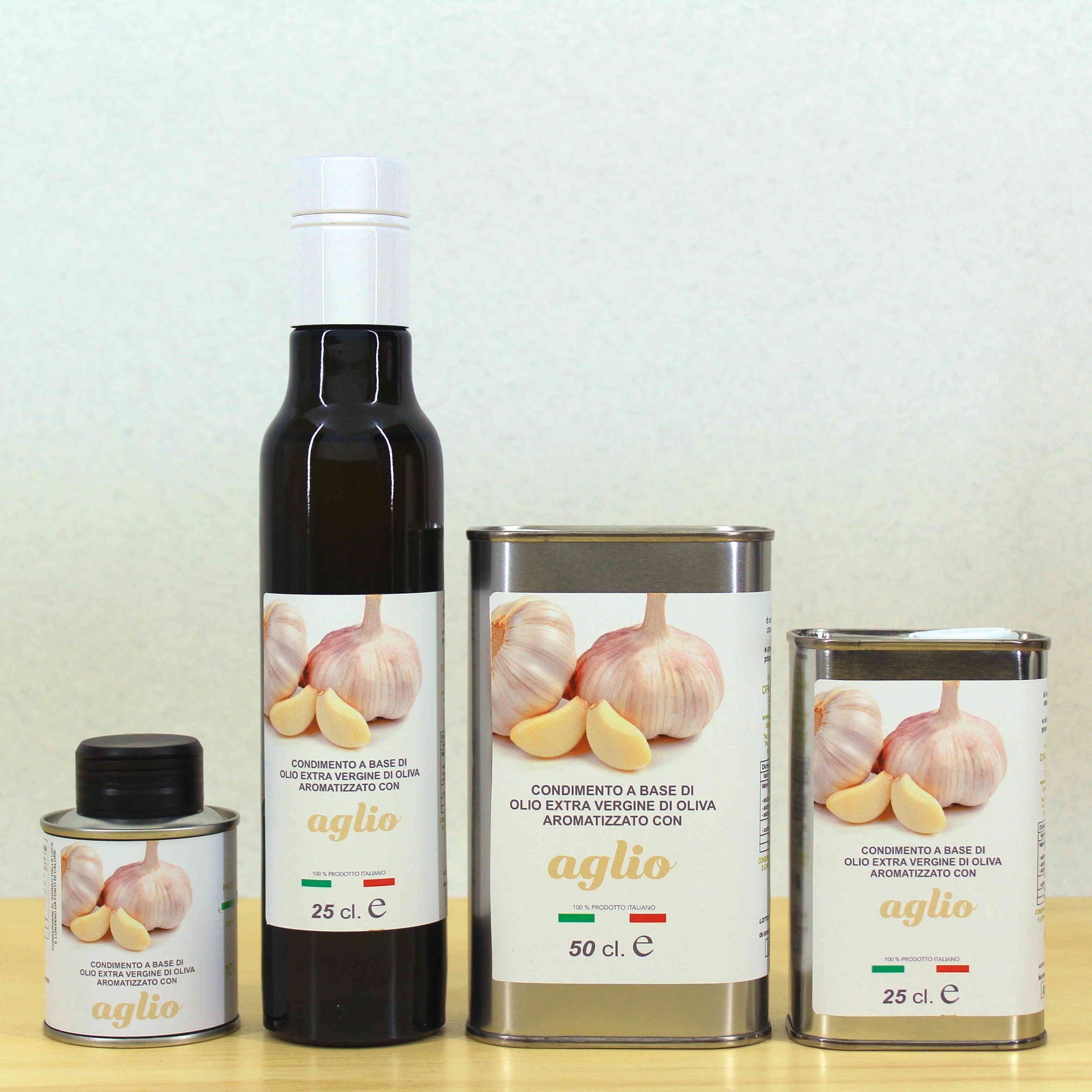 Condimento a base di olio EVO aromatizzato all’Aglio - Cipa Agricola - Acquista online