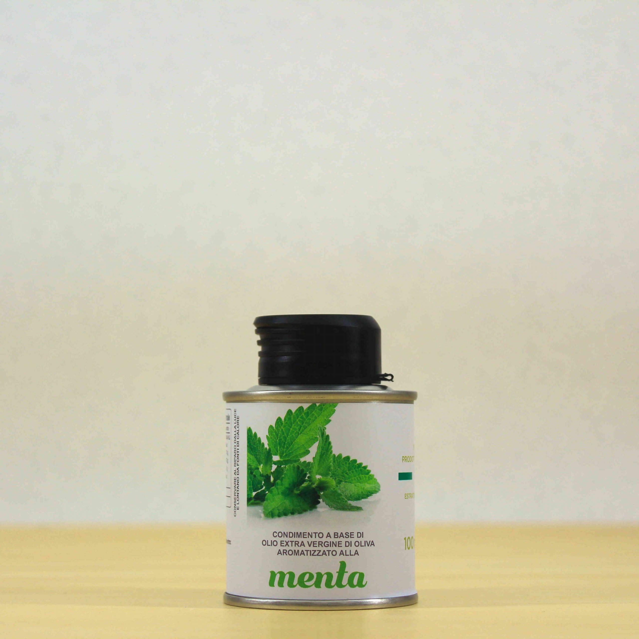 Condimento a base di olio EVO aromatizzato alla Menta - lattina 10 cl - Cipa Agricola - Acquista online