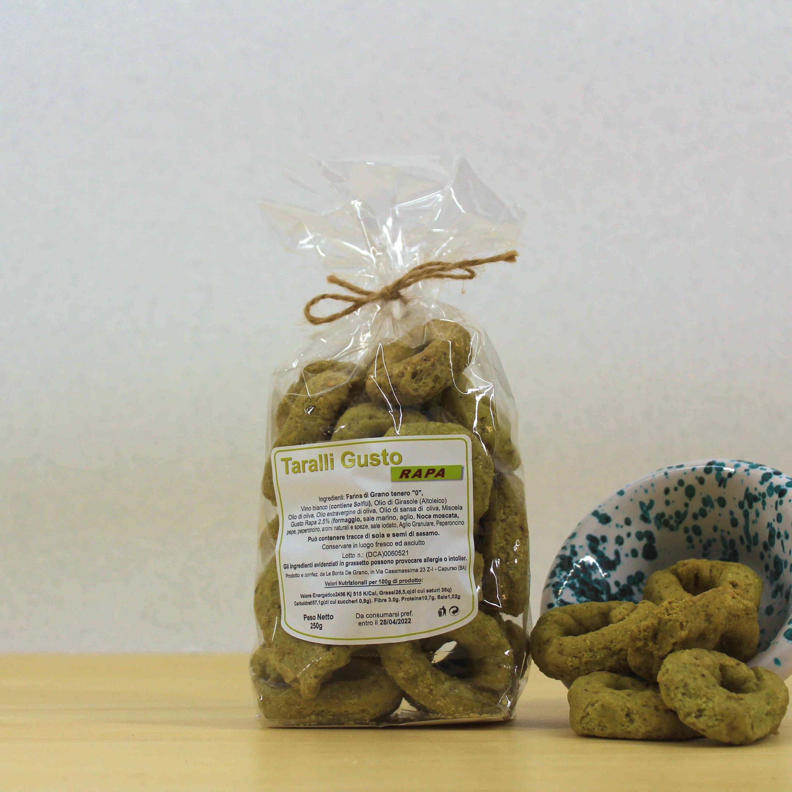 Taralli Gusto Rapa - Cipa Agricola - Acquista online