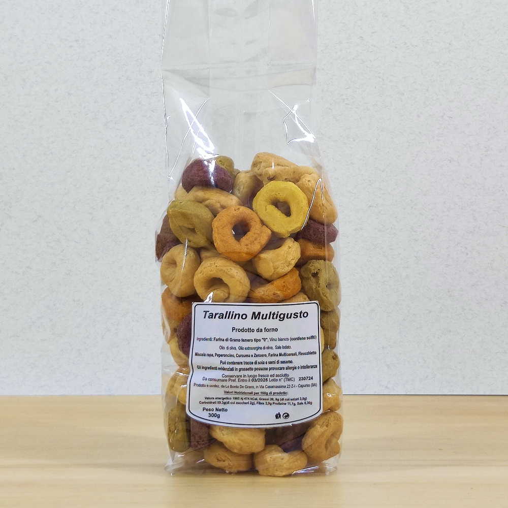 Taralli multigusto - Prodotti da forno - Oleificio Cipa Agricola